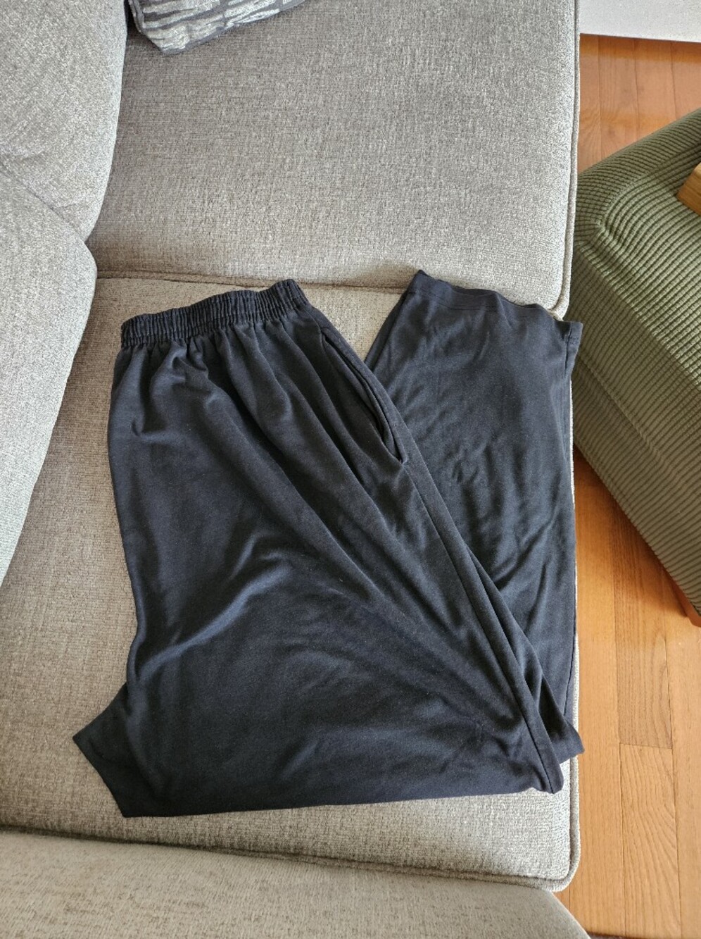 Loose Knit Elastic-Waist Pants
